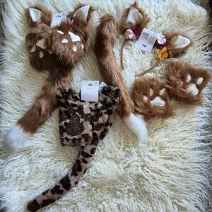 Claire’s Animal Costume Set – 2 Fox & 1 Leopard